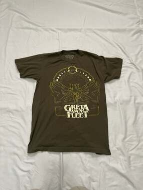 Greta Van Fleet Moon Phase Graphic T-Shirt Size M